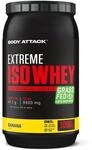Body Attack Extreme Iso Whey, Banana, 1 kg,CFM Whey Protein Isolat aus 100%...