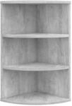 Vicco Eckregal Ecki, Beton, 30 x 60 cm, zur Wandmontage mit DREI offenen