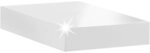 Dolle Regalboden Big Boy 25 x 25 cm, 50 mm, Hochglanz wei&szlig; Regalboden