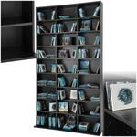 tectake Regal Aufbewahrung, offene Schrank Wand stehend f&uuml;r CDs, DVDs, als