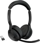 Jabra Evolve2 55 - schnurloses Stereo-Headset Air Comfort - Mikrofone mit