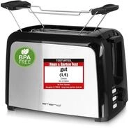 Emerio Toaster 2 extra Breiten Toastschlitzen Zentrierfunktion,herausnehmbare