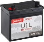 Accurat Motorradbatterie U1L- 12V, 30Ah, 320A, AGM, 30% mehr Kapazit&auml;t, gasungsfrei,