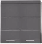 trendteam smart living - Amanda - H&auml;ngeschrank breit - Agave Grau Hochglanz - 2