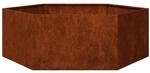 vidaXL Pflanzk&uuml;bel Rostig 138x120x45 cm Cortenstahl