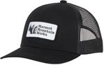 Marmot Unisex Retro Trucker Hat Baseballkappe, schwarz/schwarz, Einheitsgr&ouml;&szlig;e