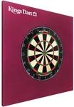 Kings Dart Dart-Set | Dartboard Komplettset: Turnier-Dartscheibe + Dart-Surround 