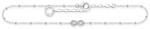 THOMAS SABO Damen Fu&szlig;kette Infinity Zirkonia 925 Sterlingsilber AK0029-051-14-L27v