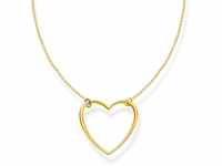 THOMAS SABO Sabo Damen Halskette mit einem Herz 925er Sterlingsilber 750er Gelbgold