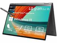 2023 LG Gram 16 Zoll Ultralight 2-in-1 Convertible Notebook & Tablet - 1.480g Intel