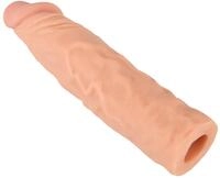 Nature Skin Extension Sleeve +3 - stimulierende Penish&uuml;lle f&uuml;r M&auml;nner, verz&ouml;gert