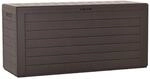 Gartenbaul 280 Liter Prosperplast Boardebox aus dunklem Ocker -Kunststoff 116 x 43,8
