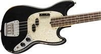 Fender Justin Meldal-Johnsen Road Worn Bass Black - 4-String Electric Bass