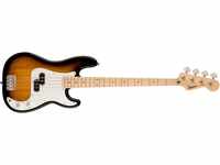 Squier by Fender Sonic Precision Electric Bass Guitar, Maple Fingerboard, White