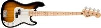 Squier by Fender Sonic Precision Electric Bass Guitar, Maple Fingerboard, White