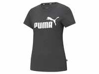 PUMA Damen T-shirt, Dunkelgrau - Dark Grey Heather, S
