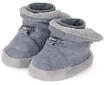 Sterntaler Jungen Baby Schuhe mit Schnurzug, Farbe: Silber melange, Gr&ouml;&szlig;e: 21/22,