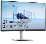 Dell S2721QSA 27 Zoll 4K UHD (3840x2160) Monitor, 60Hz, IPS, 4ms, AMD Radeon