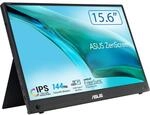 ASUS ZenScreen MB16AHG - 15,6 Zoll tragbarer USB Monitor - Full HD 1920x1080, Typ-C,