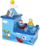 small foot Spieluhr & Spardose Piraten aus Holz, mit Tanz und Melodie das Sparen