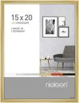 nielsen Bilderrahmen, 15 x 20 cm, Aluminium, Gold glanz, Fotorahmen zum Auftstellen