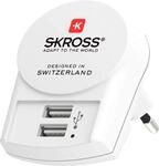 SKROSS | 1.302421 | USB Ladeger&auml;t zur Anwendung zuhause oder auf Reisen in Europa /