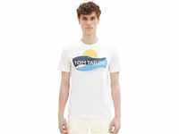 TOM TAILOR Herren 1036328 T-Shirt, 10332 - Off White, M