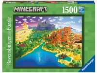 Ravensburger Puzzle 17189 - World of Minecraft - 1500 Teile Minecraft Puzzle für