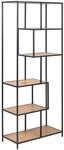 AC Design Furniture J&ouml;rn Asymmetrisches B&uuml;cherregal mit 5 Ablagen, H: 185 x B: 77 x