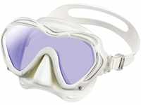 Tusa Paragon S Tauch-Maske Einglas UV Filter Profi (M1007S) (White/White)