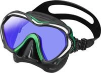 TUSA Paragon S Tauch-Maske Einglas UV Filter Profi (Energy Green)