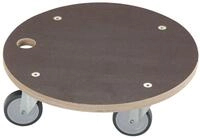 D&ouml;rner + Helmer Transportroller Maxi-Soft, Rund, 380mm x 120mm, 200kg Tragkraft,