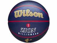 Wilson Basketball, NBA Player Icon Outdoor, Zion Williamson, New Orleans...
