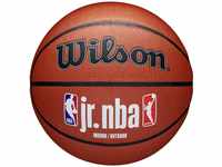 Wilson Basketball, Jr. NBA Authentic, Outdoor, Tackskin Cover, Größe: 5, Braun