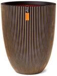 Capi Europe - Gef&auml;&szlig; elegant niedrig Groove NL - 34x46 - Gold - Blumentopf...