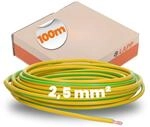 100m Lapp 4520002 PVC Einzelader H07V-K 2,5 mm&sup2; gr&uuml;n-gelb