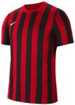 Nike Herren Striped Division Iv Jersey T-Shirt, University Red/Black/White, S EU