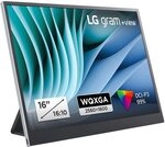 LG gram +View 16MR70, 16 Zoll +View für LG gram Portable Monitor, mit USB Typ-C, 45