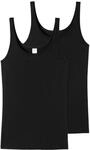 Schiesser Damen 2 Pack Tr&auml;gertop Unterhemd - Modal Essentials