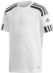 adidas Jungen Squadra 21 Jersey, White / Black, 5-6 Years