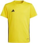 adidas Unisex Kinder Tabela 23 Jersey Youth Shirt, Team Yellow/Black, 9-10 Years