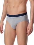 Schiesser Herren 3 Pack Slips Bio Baumwolle Multipack - 95/5 Organic, Sortiert
