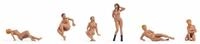 NOCH Aktmodelle, Modellbau Figuren Set, weibliche Aktmodelle f&uuml;r erotische Szenen,