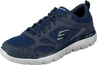 Skechers Herren Summits South Rim Turnschuhe, Navy Leather/Mesh/Trim, 40 EU