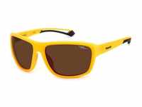 Polaroid Unisex PLD 7049/s Sunglasses, 2V7/47 MATT Yellow, 62