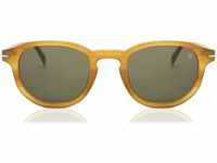 David Beckham Unisex Db 1007/s Sunglasses, B4L/QT Yellow Horn, 49