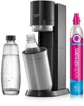 SodaStream E-DUO Wassersprudler - 2x 1L Sprudlerflaschen & CO2-Zylinder