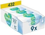 Pampers Harmonie Aqua Feuchtt&uuml;cher 9 Packungen mit jeweils 48 Feuchtt&uuml;chern,...