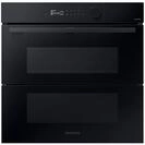 Samsung DualCook Flex Einbaubackofen, 76 l, Pyrolyse, Schwarzes Glas, Serie 5