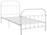 vidaXL Bettgestell Klassisch Metallbett Bett Einzelbett Schlafzimmerbett Bettrahmen